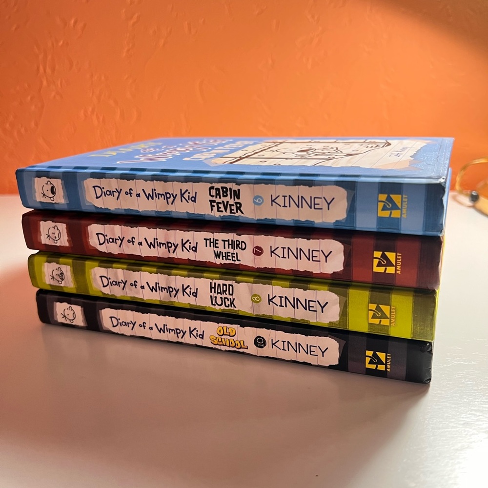 Diary of a Wimpy Kid Books  6-8 + 10